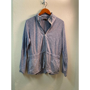 tommy bahama womens blue 100% cotton long sleeve lounge sweatshirt size S